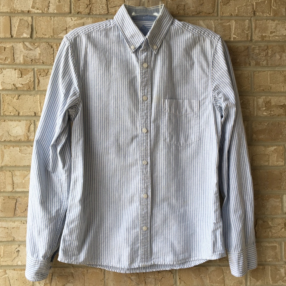 Merona Cotton Button Up Long Sleeves Shirt S